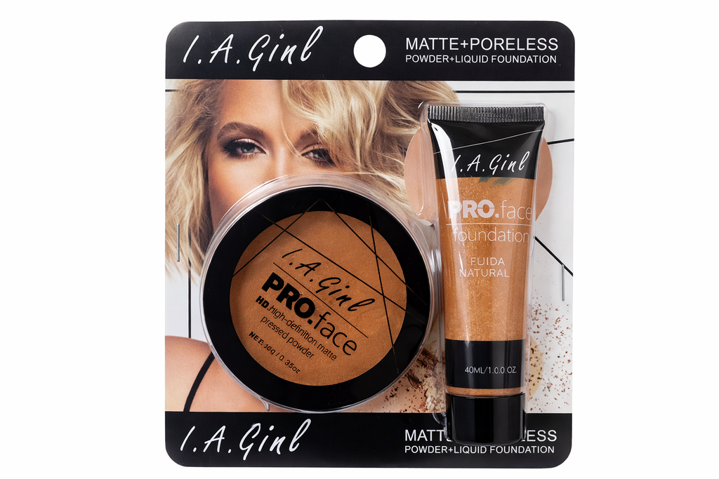 Set makeup (fondatinë + pudër) matte