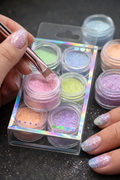Set Glitter për Thonj – 6 Ngjyra