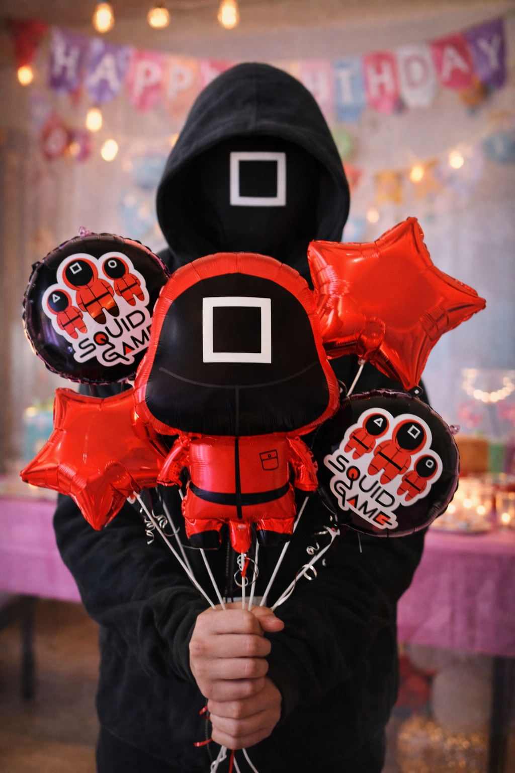 Set ballonësh 'Squid Game'