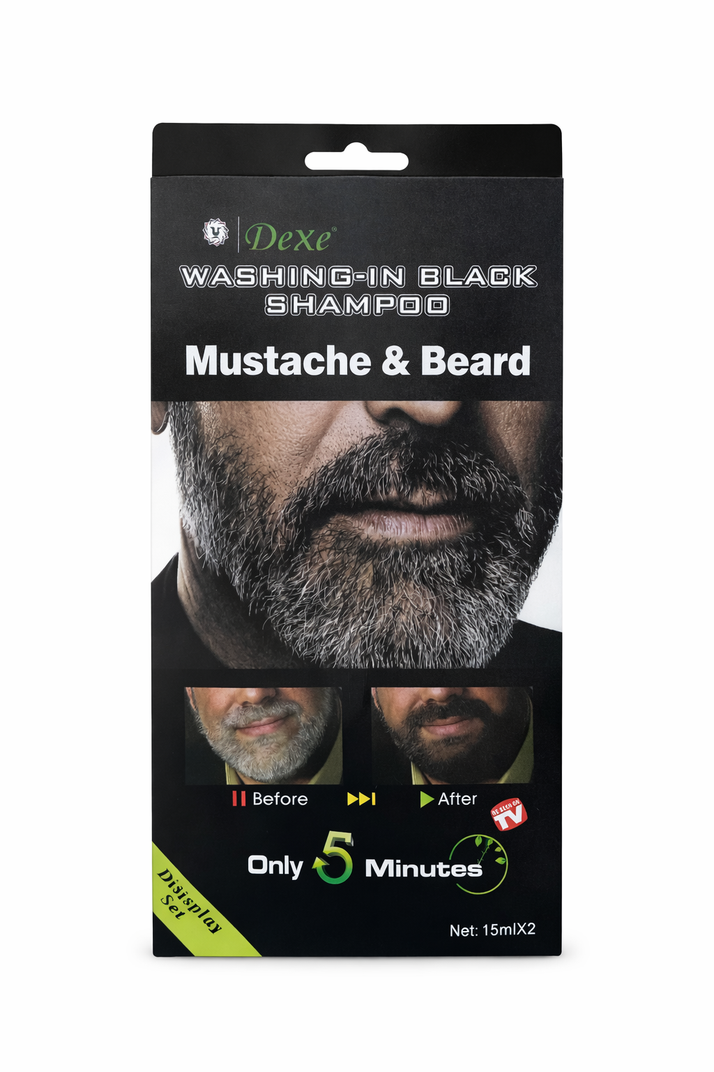 Shampo ngjyrosës për mjekër dhe mustaqe