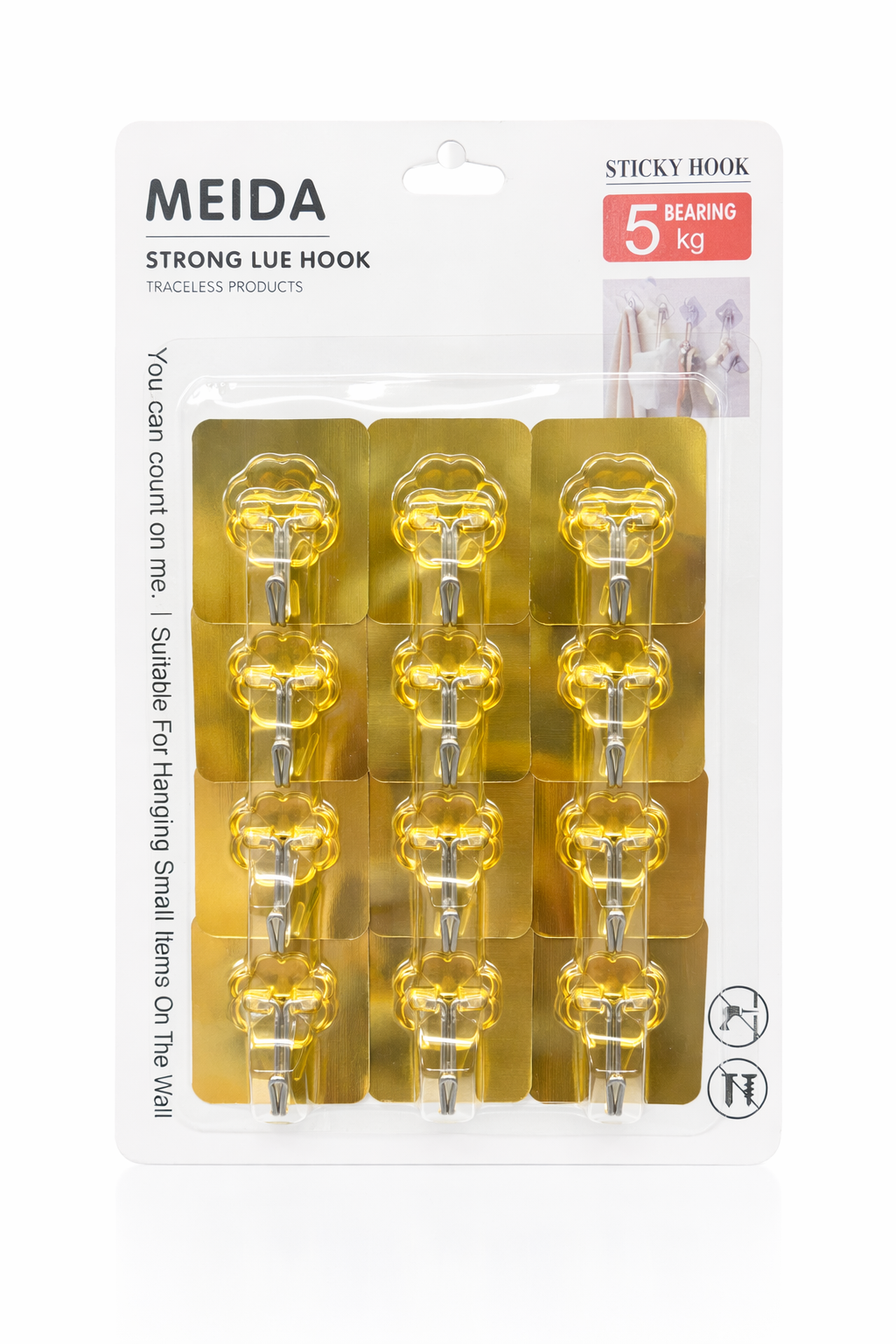 Varëse metali për peshqirë (Set 12 copë)