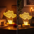 Llampë LED dekoruese zemra