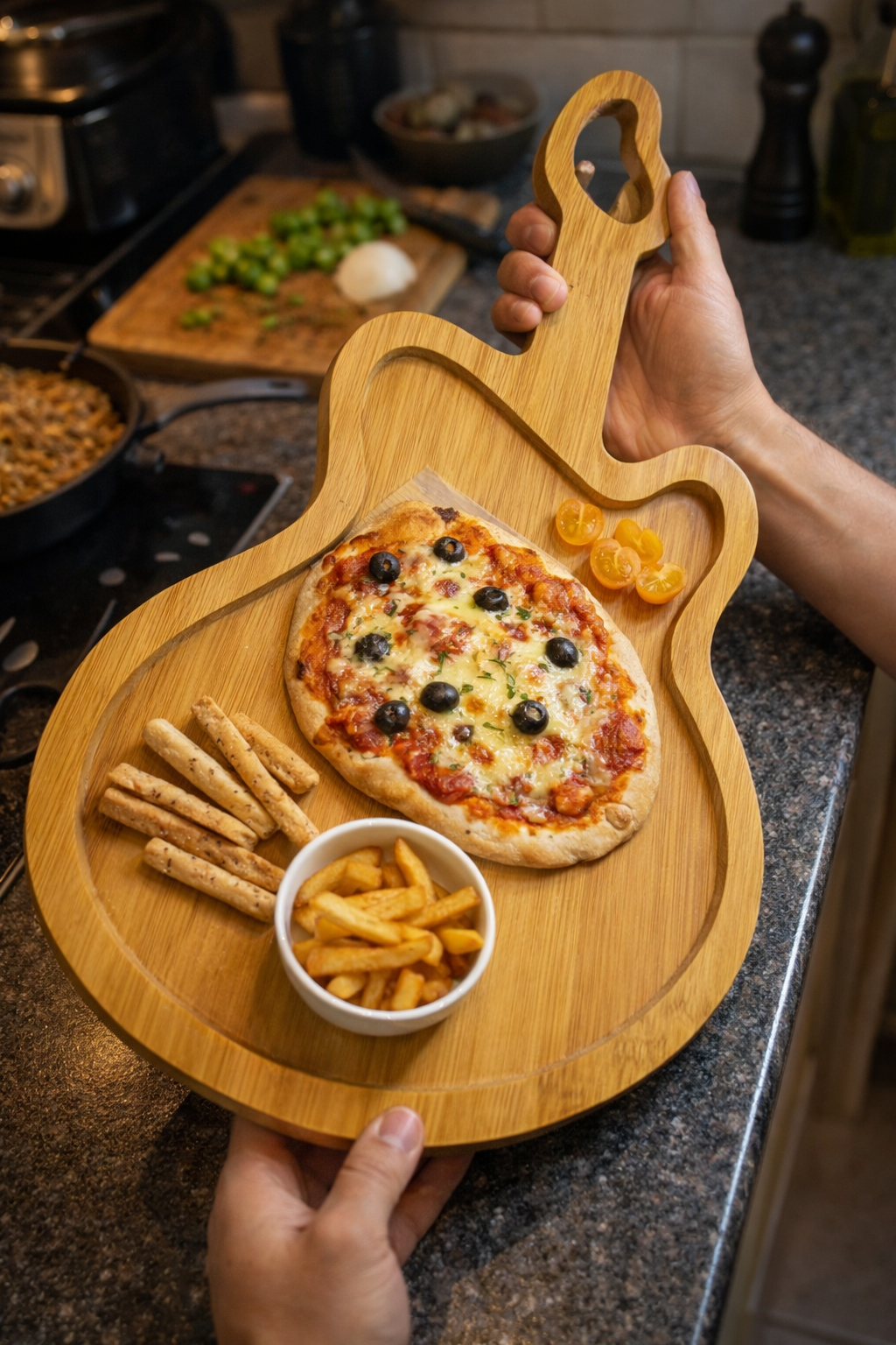 Enë druri për servim