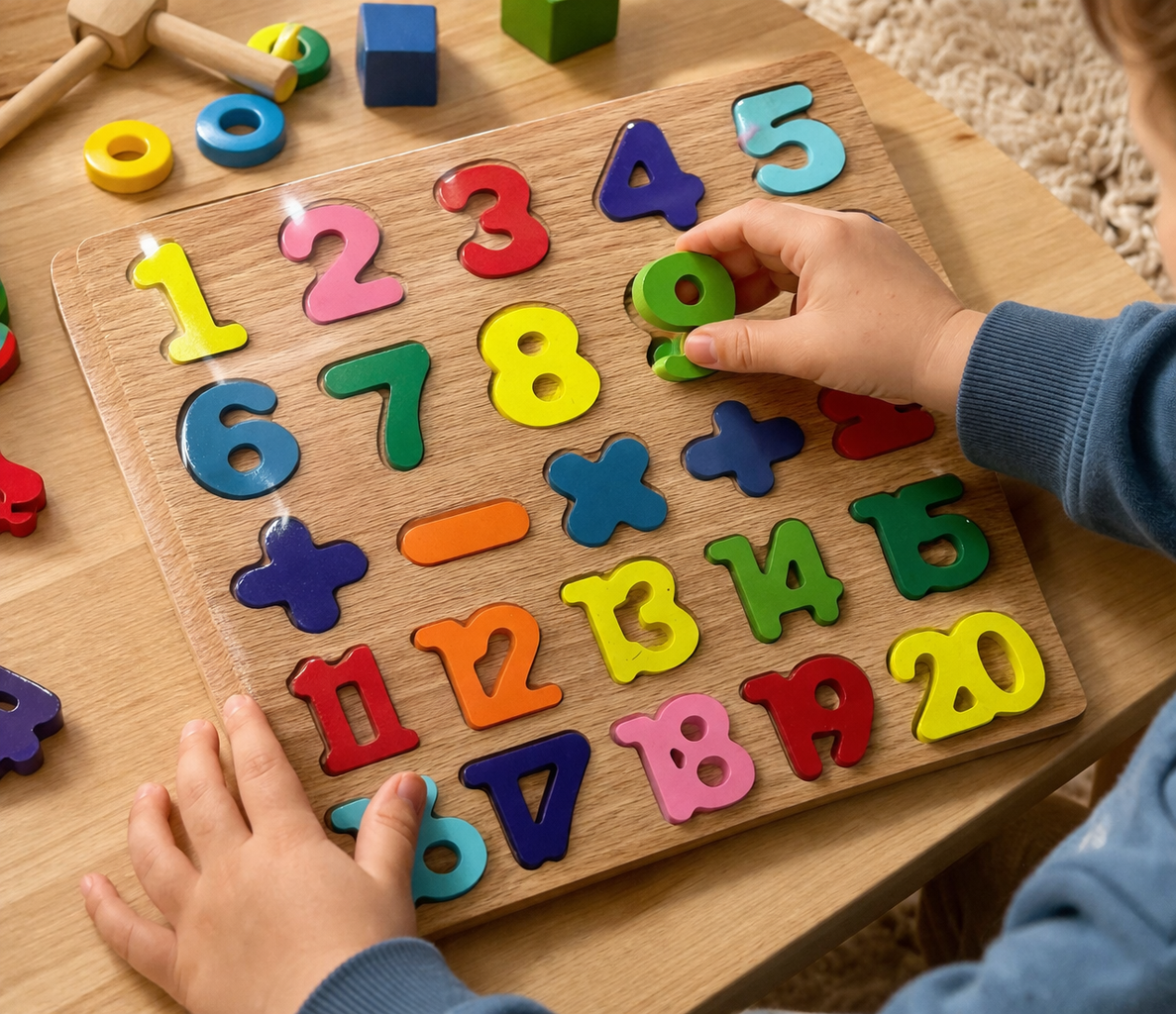 Puzzle edukativ me numra